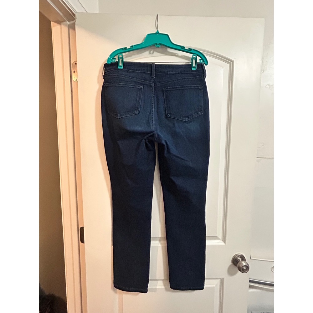NYDJ Sheri Slim Dark Indigo Lift Tuck Technology Jeans Womens Size 10